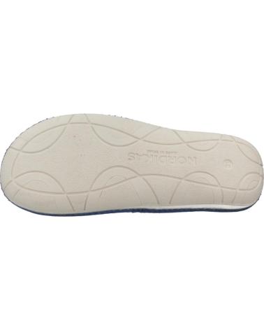 NORDIKAS ZAPATILLAS HOGAR MUJER MODELO RIZO COLOR AZUL ZAFIRO