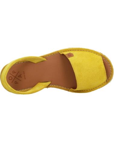 Sandales pour Femme POPA ALPARGATAS MUJER MODELO PS33504 COLOR AMARILLO MOSTAZA
