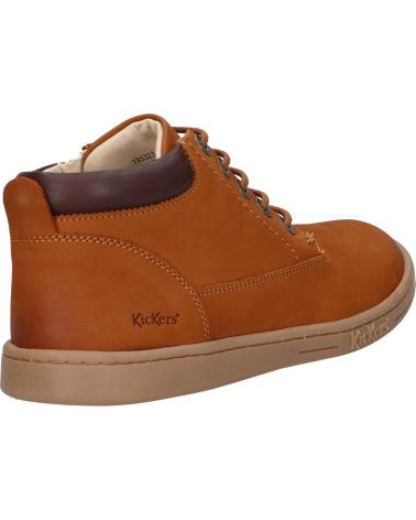 boy Mid boots KICKERS 785323-30 TACKLAND GOLF 116 CAMEL MARRON
