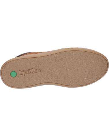 boy Mid boots KICKERS 785323-30 TACKLAND GOLF 116 CAMEL MARRON