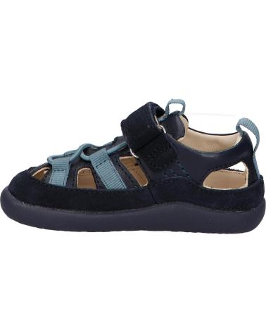 Sandali per Bambino KICKERS 1201320-10-0 KICK FRONY SUEDE CRSHEEP CR BURNISH 10 MARINE