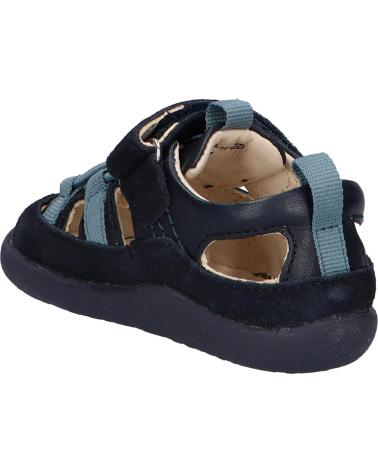 Sandali per Bambino KICKERS 1201320-10-0 KICK FRONY SUEDE CRSHEEP CR BURNISH 10 MARINE