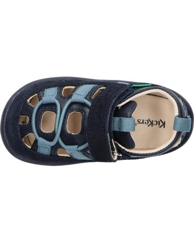 Sandali per Bambino KICKERS 1201320-10-0 KICK FRONY SUEDE CRSHEEP CR BURNISH 10 MARINE