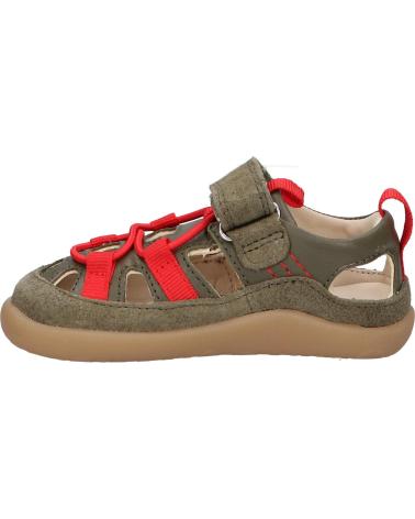 Sandali per Bambino KICKERS 1201320-10-0 KICK FRONY SUEDE CRSHEEP CR BURNISH 20 KAKI