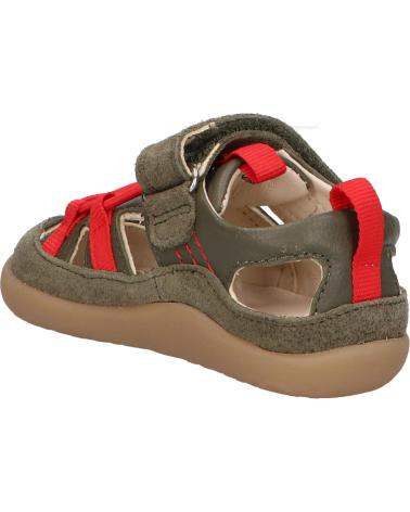 Sandali per Bambino KICKERS 1201320-10-0 KICK FRONY SUEDE CRSHEEP CR BURNISH 20 KAKI