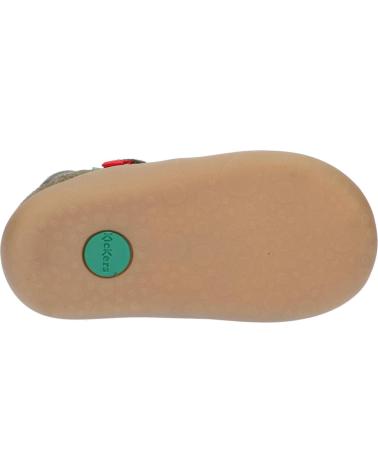 Sandali per Bambino KICKERS 1201320-10-0 KICK FRONY SUEDE CRSHEEP CR BURNISH 20 KAKI