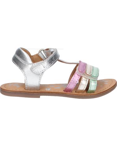 Sandalen für Mädchen KICKERS 1202380-30-0 DIAMANTO SHEEP METAL 165 ARGENT MULTICO