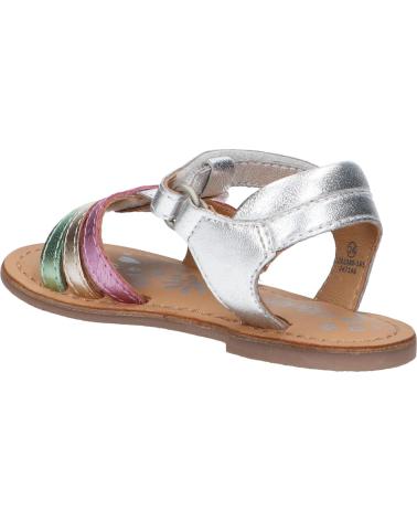 Sandalen für Mädchen KICKERS 1202380-30-0 DIAMANTO SHEEP METAL 165 ARGENT MULTICO