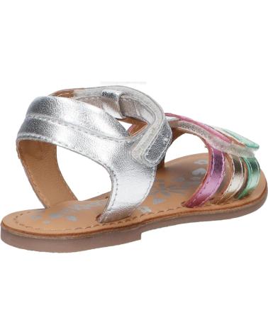 Sandalen für Mädchen KICKERS 1202380-30-0 DIAMANTO SHEEP METAL 165 ARGENT MULTICO