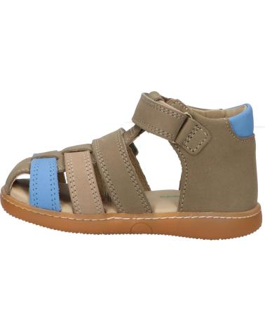 Sandali per Bambino KICKERS 1217840-10-0 KICK POD NUBUCK 20 KAKI