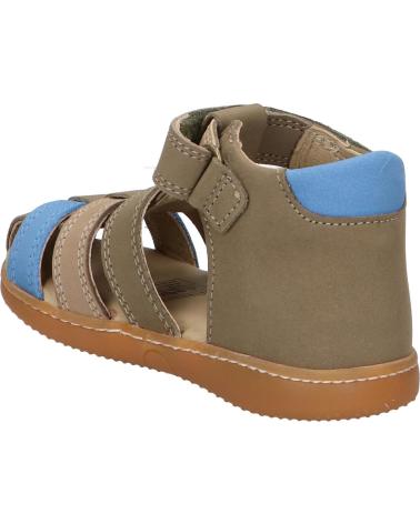 Sandali per Bambino KICKERS 1217840-10-0 KICK POD NUBUCK 20 KAKI