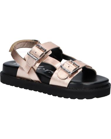 Sandalen für Mädchen KICKERS 1217881-30-0 NEOSUMMER KID SHEEP METAL LEATHER 151 OR ROSE