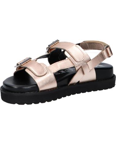 Sandalen für Mädchen KICKERS 1217881-30-0 NEOSUMMER KID SHEEP METAL LEATHER 151 OR ROSE
