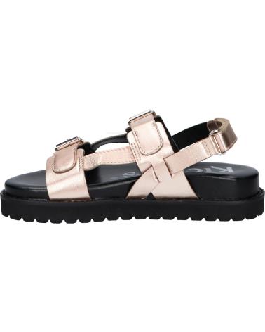 Sandalen für Mädchen KICKERS 1217881-30-0 NEOSUMMER KID SHEEP METAL LEATHER 151 OR ROSE