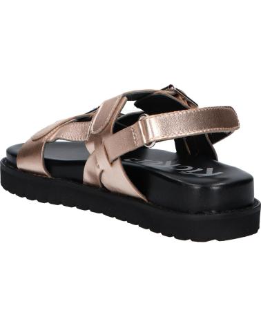 Sandalen für Mädchen KICKERS 1217881-30-0 NEOSUMMER KID SHEEP METAL LEATHER 151 OR ROSE