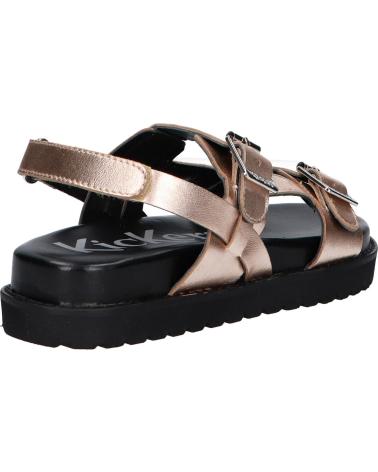 Sandalen für Mädchen KICKERS 1217881-30-0 NEOSUMMER KID SHEEP METAL LEATHER 151 OR ROSE