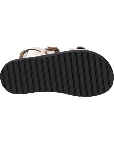 Sandalen für Mädchen KICKERS 1217881-30-0 NEOSUMMER KID SHEEP METAL LEATHER 151 OR ROSE