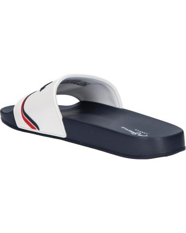 Zehansandalen für Herren PEPE JEANS PMS70160 SLIDER ORIGIN M 800WHITE