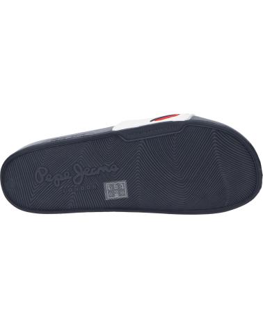 Zehansandalen für Herren PEPE JEANS PMS70160 SLIDER ORIGIN M 800WHITE
