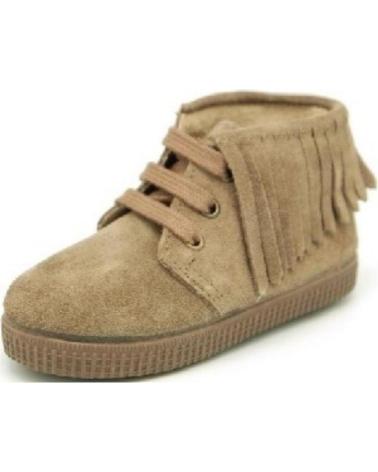 STIVALETTO BATILAS 56830 CON FRANGE E LACCI TAUPE TAUPE