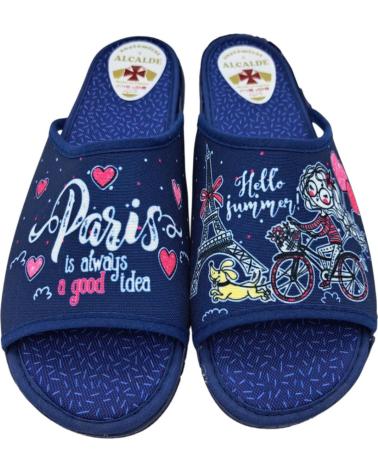 Pantofole per Donna ALCALDE ZAPATILLA CASA MUJER MARINO