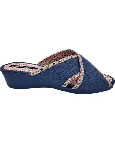 Pantofole per Donna PINTURINES ZAPATILLA TIRAS CRUZADAS VAQUERO