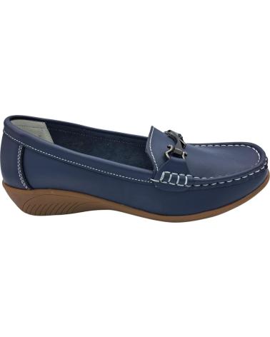 Zapatos de Mujer CALZADOMANIA MOCASIN SENORA PIEL MARINO