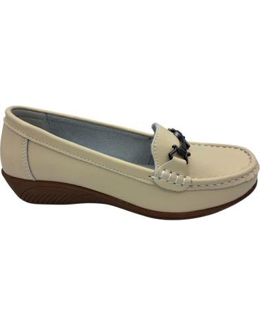 Zapatos de Mujer CALZADOMANIA MOCASIN SENORA PIEL BEIGE