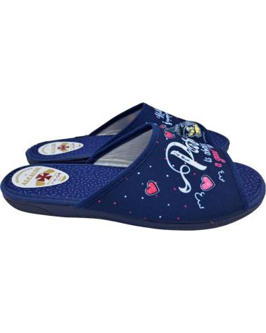 Pantufas de Mulher ALCALDE ZAPATILLA CASA MUJER MARINO