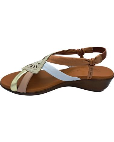 Sandales pour Femme DIGO DIGO SANDALIA DE PIEL TUBULAR MARRóN