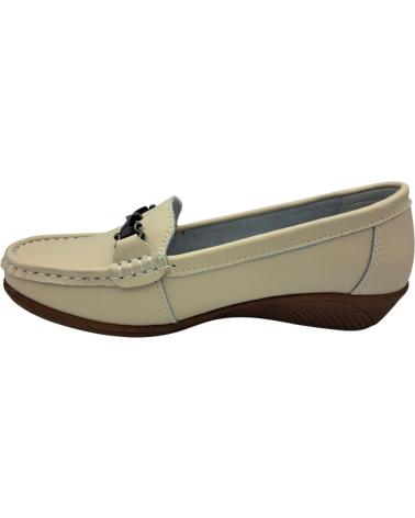 Schuhe für Damen CALZADOMANIA MOCASIN SENORA PIEL BEIGE