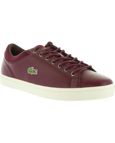 Schuhe für Herren LACOSTE 34CAM0063 STRAIGHTSET 1V9 BURGUNDY