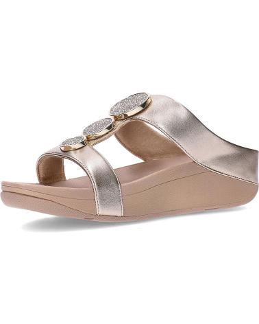 Sapatos de Mulher FITFLOP SANDALIAS PLANAS MUJER HALO BEAD-CIRCLE BEIG BEIGE