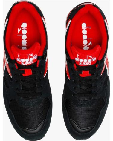 Zapatillas deporte de Hombre DIADORA N9002 BETA BLACK-DARK RED