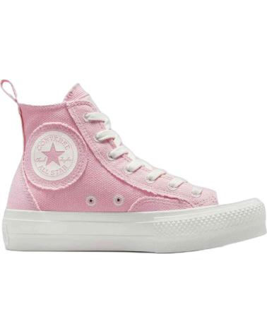 Sportivo per Donna CONVERSE ZAPATILLAS CHUCK TAYLOR ALL STAR LIFT PARA MUJER EN COLOR RO ROSA