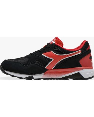 Zapatillas deporte de Hombre DIADORA N9002 BETA BLACK-DARK RED