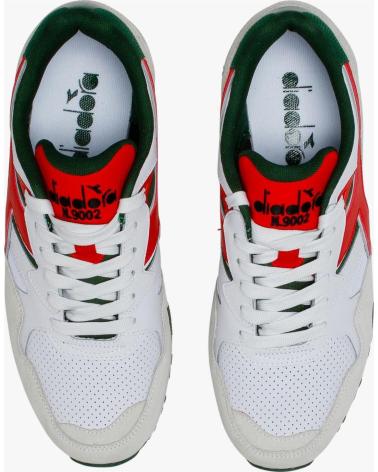 Zapatillas deporte de Hombre DIADORA N9002 BETA WHITE-CHINESE RED