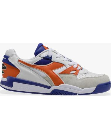 Zapatillas deporte de Hombre DIADORA REBOUND ACE BETA WHITE-ORANGE