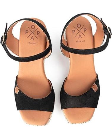 Woman shoes POPA SANDALIAS DE TACON MUJER MARSELLA NEGRO NEGRO