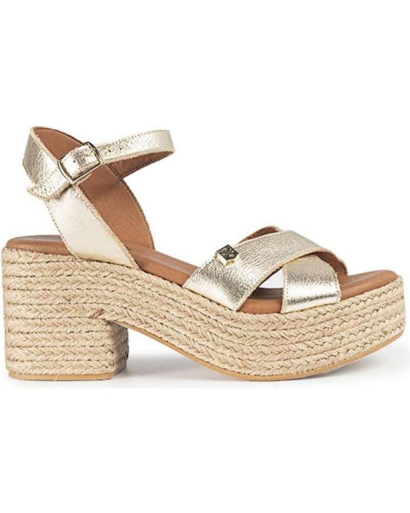 Woman Sandals POPA SANDALIAS DE TACON MUJER CLIFTON ORO DORADO