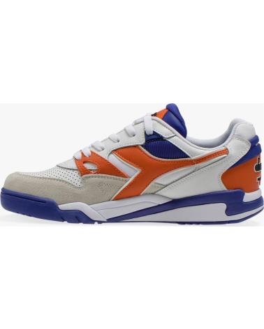 Zapatillas deporte de Hombre DIADORA REBOUND ACE BETA WHITE-ORANGE