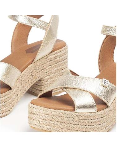 Woman Sandals POPA SANDALIAS DE TACON MUJER CLIFTON ORO DORADO