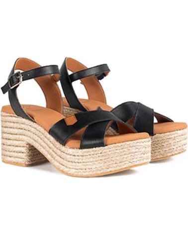 Woman Sandals POPA SANDALIAS DE TACON MUJER CLIFTON NEGRO