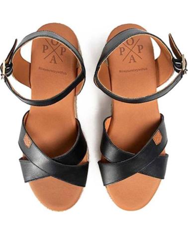 Woman Sandals POPA SANDALIAS DE TACON MUJER CLIFTON NEGRO