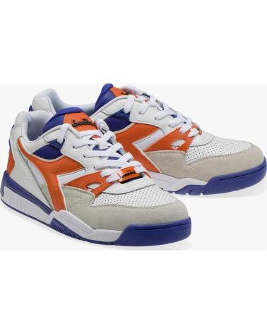 Zapatillas deporte de Hombre DIADORA REBOUND ACE BETA WHITE-ORANGE