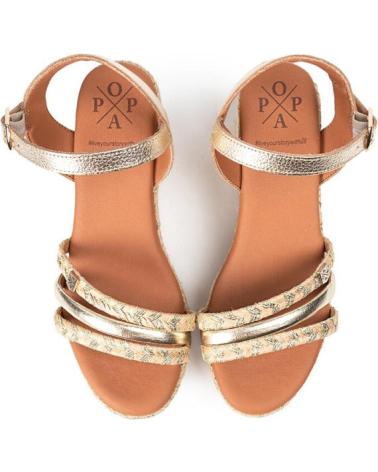 Sandales pour Femme POPA ALBANY CUERLAM ORO