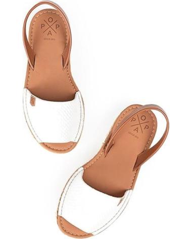 Sandali per Donna POPA SAONA SNAKE BLANCO