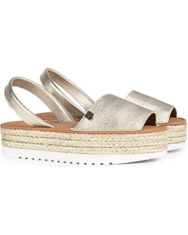 Sandals-De-Mujer-POPA-SANDALIAS-PLANAS-MUJER-SAONA-ORO-DORADO