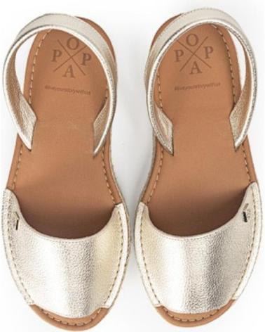 Sandals-De-Mujer-POPA-SANDALIAS-PLANAS-MUJER-SAONA-ORO-DORADO