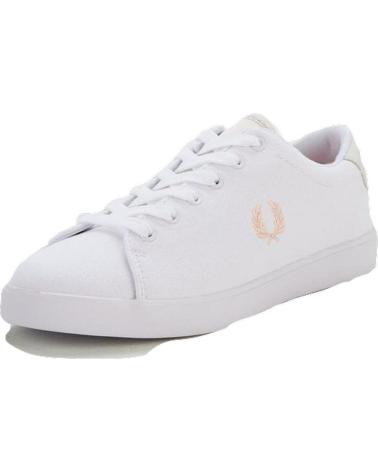 Zapatillas deporte de Mujer FRED PERRY LOPPIE CANVAS SALMON